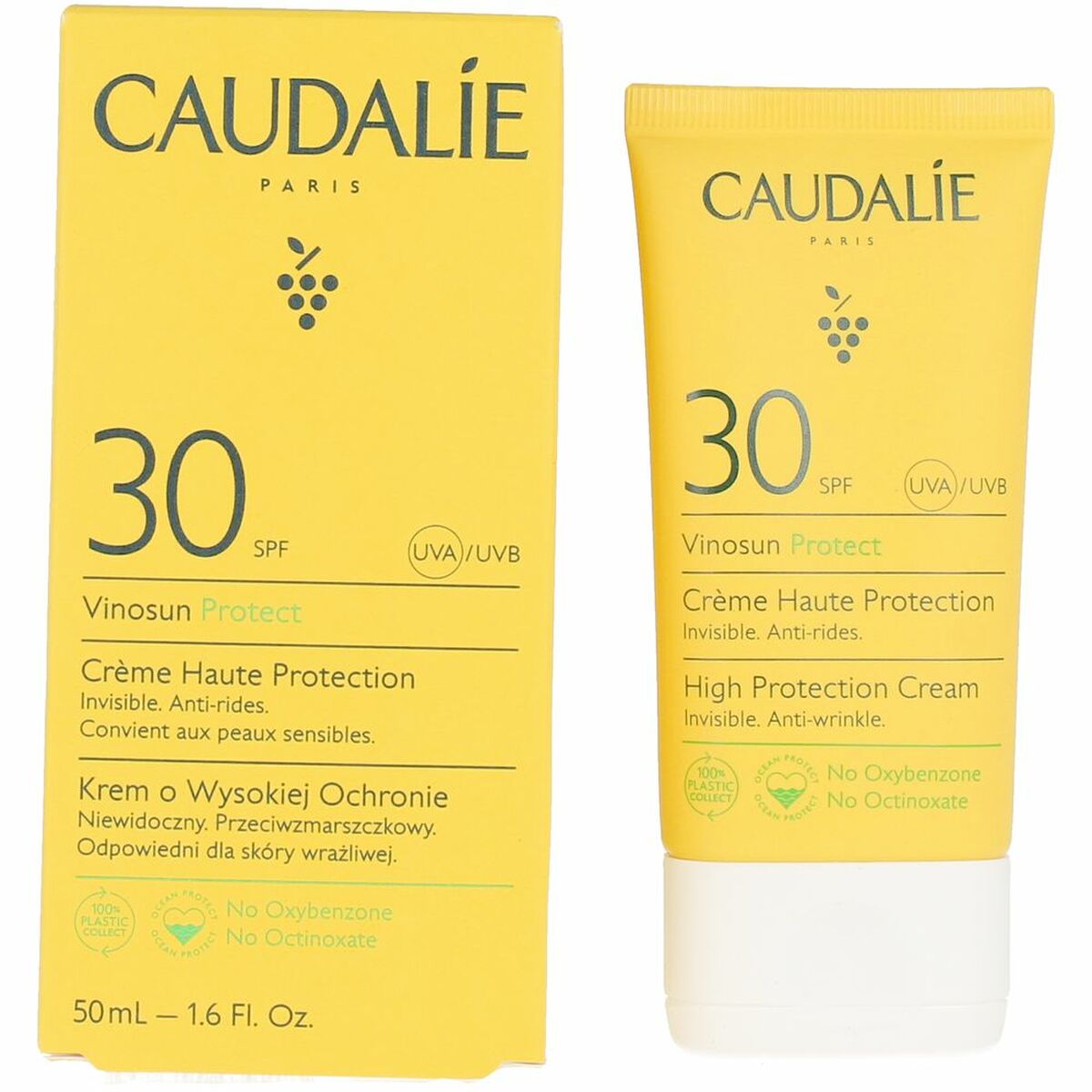 Sun Block Caudalie Vinosun Cream Anti-Wrinkle Spf 30 50 ml