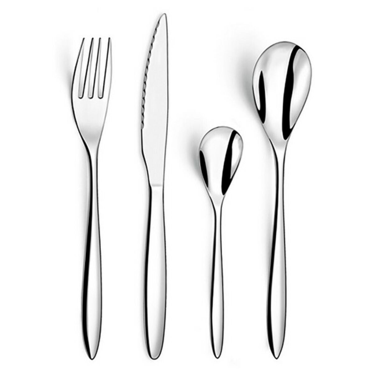 Cutlery set Amefa Actual Metal Steel Stainless steel 24 Pieces Amefa