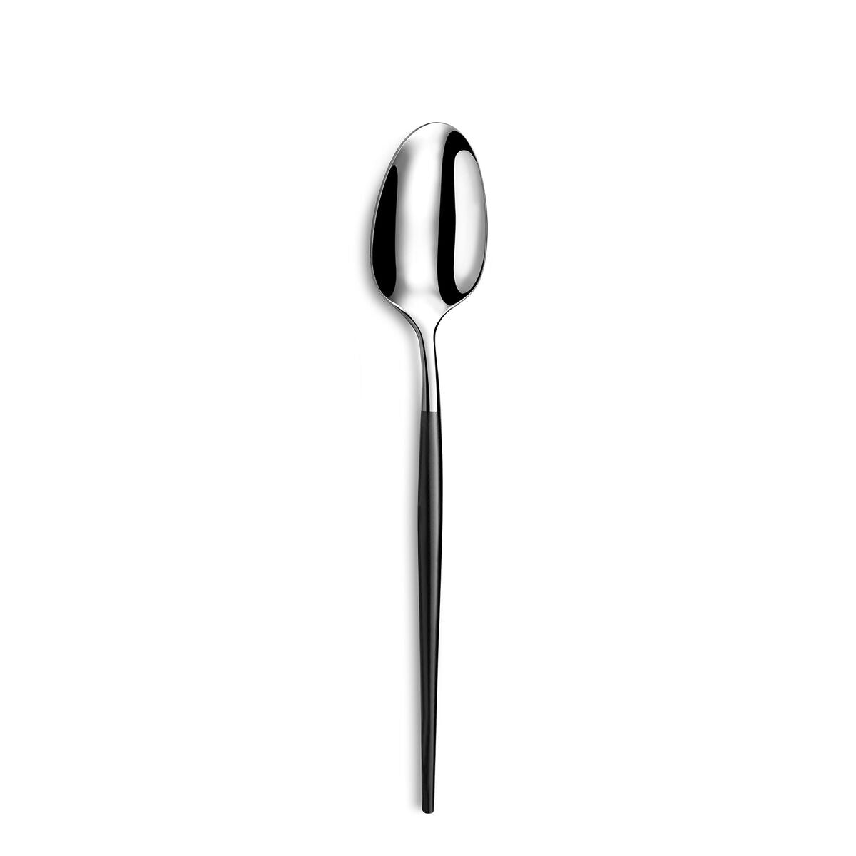 Set of Spoons Amefa Soprano Black Metal Stainless steel 12 Units Amefa