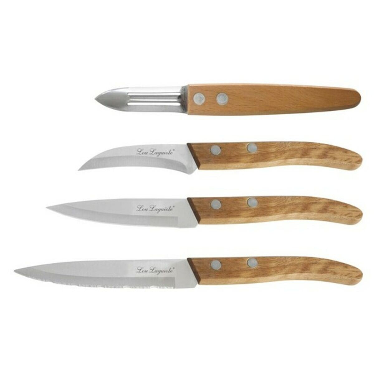 Knife Set Amefa Forest Wood 4 Pieces Amefa