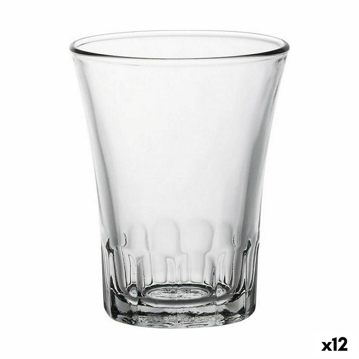 Set of glasses Duralex Amalfi Transparent 4 Pieces 130 ml (12 Units)