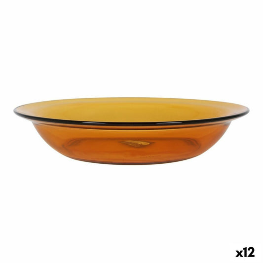 Serving Platter Duralex Lys Amber Ø 28 cm (12 Units)