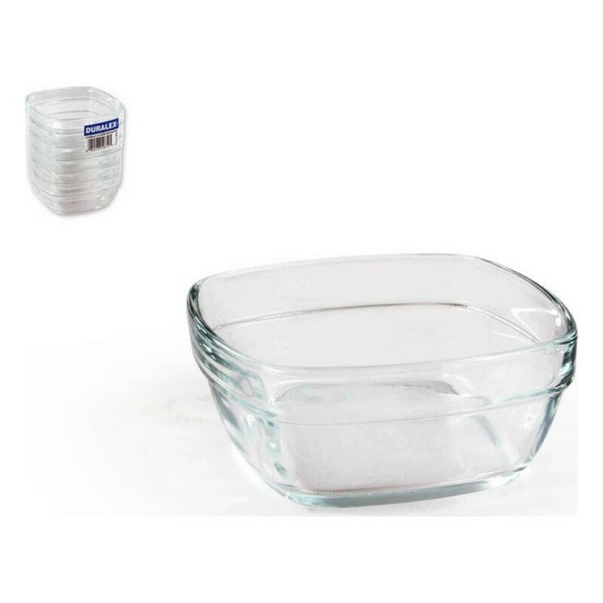 Bowl Duralex Lys Stackable Squared 150 ml 9 x 9 x 4 cm Duralex