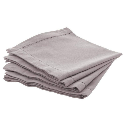 Napkins Atmosphera Grey (40 x 40 cm) Atmosphera