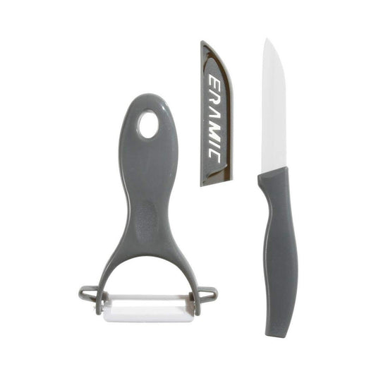 Peeler Knife 5five Simply Smart Grey Ceramic 17,5 cm 5five Simply Smart