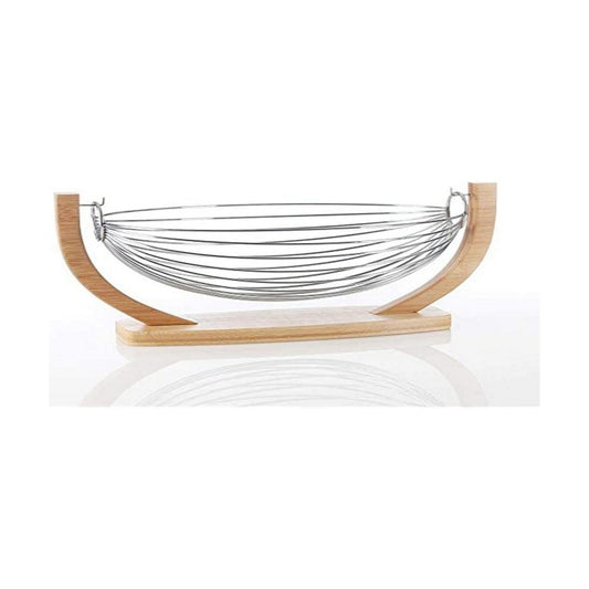 Fruit Bowl 5five Simply Smart Swing Stainless chrome metal 36,5 x 21 x 18,5 cm 5five Simply Smart