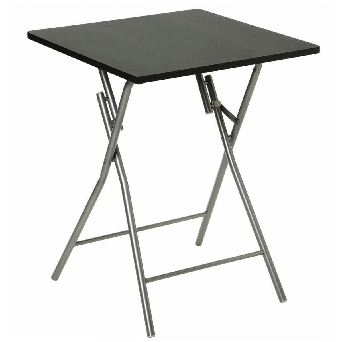 Folding Table Hespéride Black Red Black/Grey Metal Steel 60 x 60 x 75 cm Hespéride