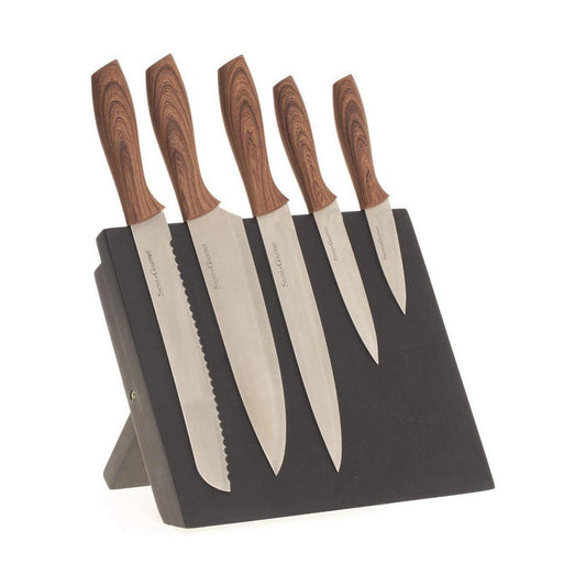 Set of Kitchen Knives and Stand 5five Simply Smart 32 x 23,2 x 19 cm 5five Simply Smart