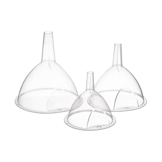 Funnel Secret de Gourmet Transparent Plastic (3 Pieces) Secret de Gourmet