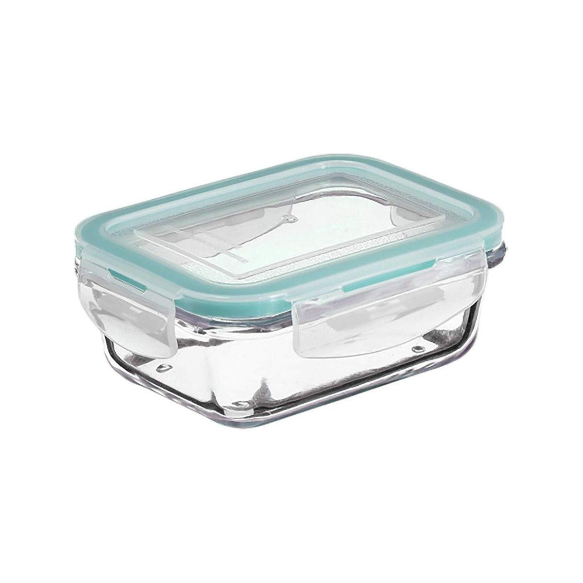 Lunch box 5five Simply Smart Blue Transparent Crystal 540 ml 16,3 x 11,5 x 5,5 cm Rectangular 5five Simply Smart