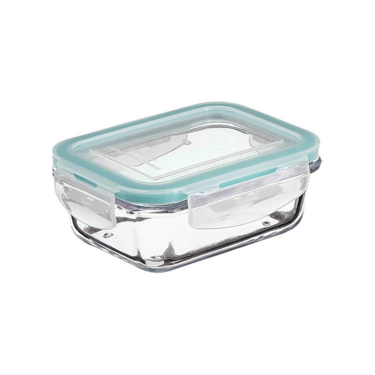 Lunch box 5five Simply Smart Blue Transparent Crystal 800 ml 18,5 x 12,5 x 6 cm Rectangular 5five Simply Smart