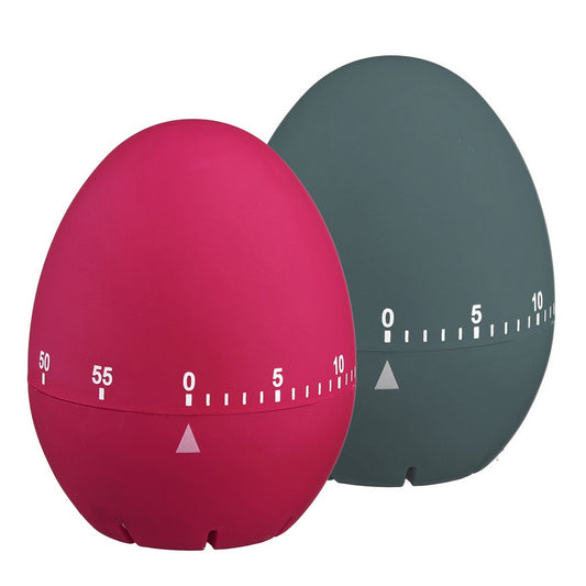 Kitchen Timer Colors Collection Rubber Egg 7,5 cm BigBuy Chef