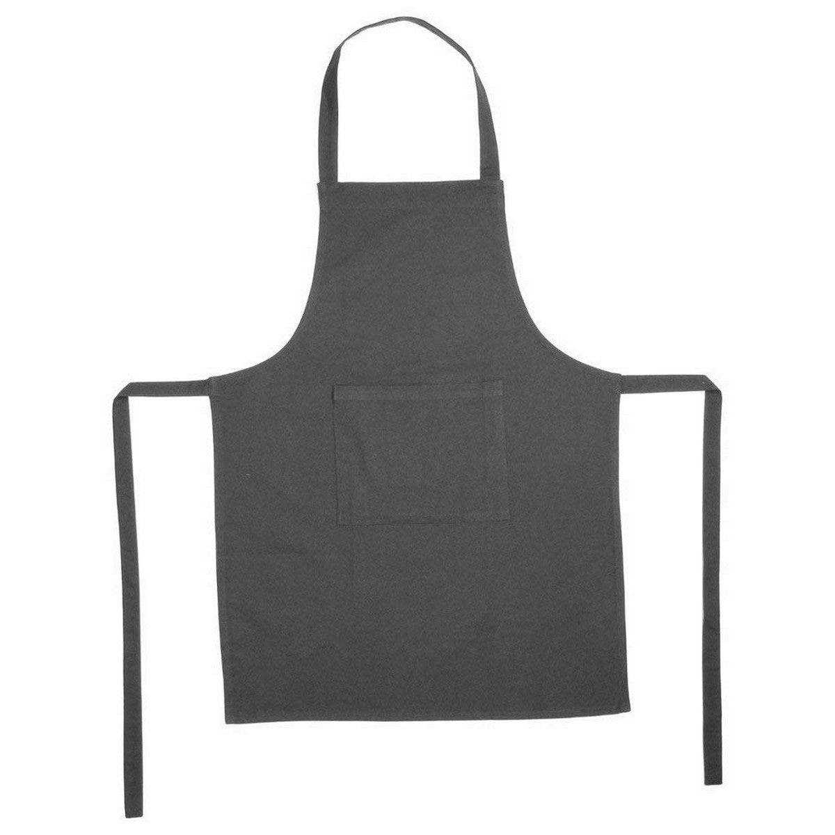 Apron with Pocket Atmosphera Black Cotton (60 x 80 cm) Atmosphera