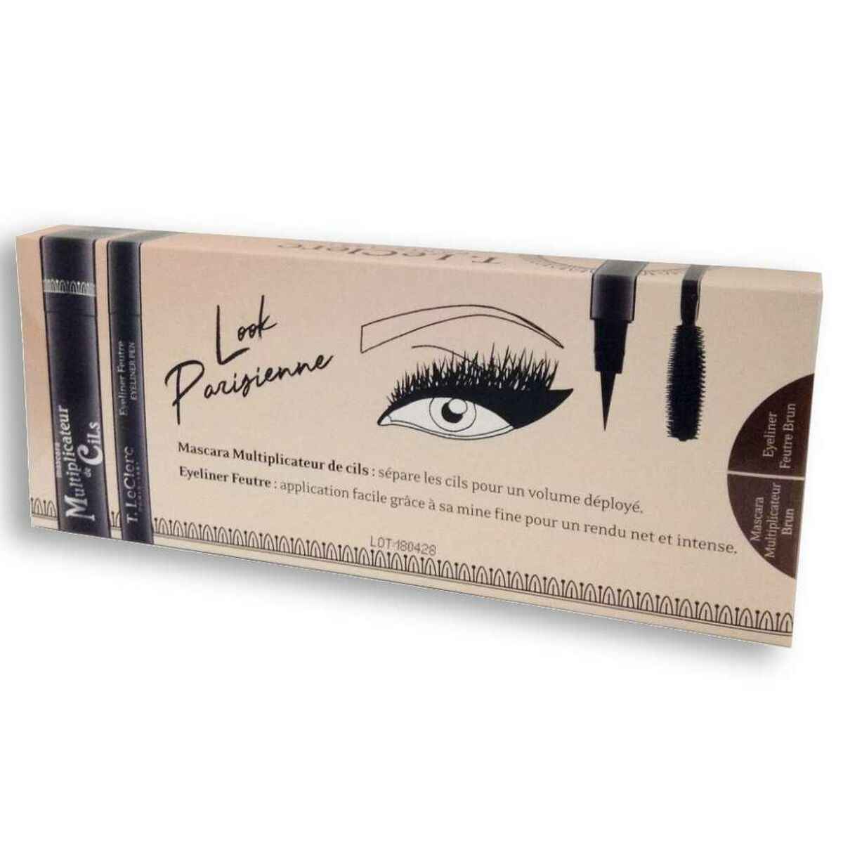 Eye Make-up LeClerc Look Parisienne 2 Pieces Nº 02 Brun LeClerc