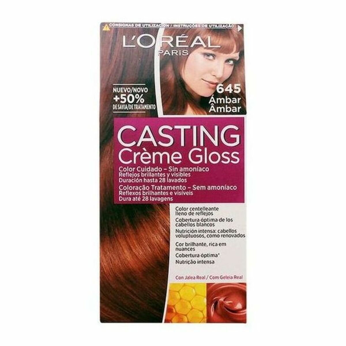 Dye No Ammonia Casting Creme Gloss L'Oreal Make Up Amber LOreal Make Up