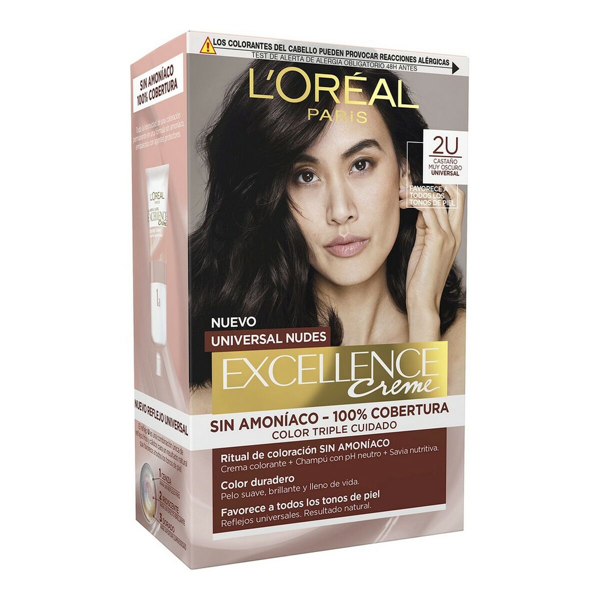 Dye No Ammonia L'Oreal Make Up Excellence 2u-darkest brunette LOreal Make Up