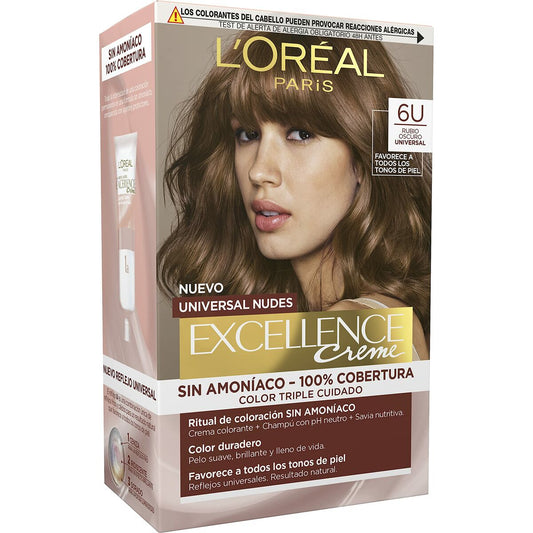 Permanent Dye L'Oreal Make Up Excellence Dark Blonde LOreal Make Up