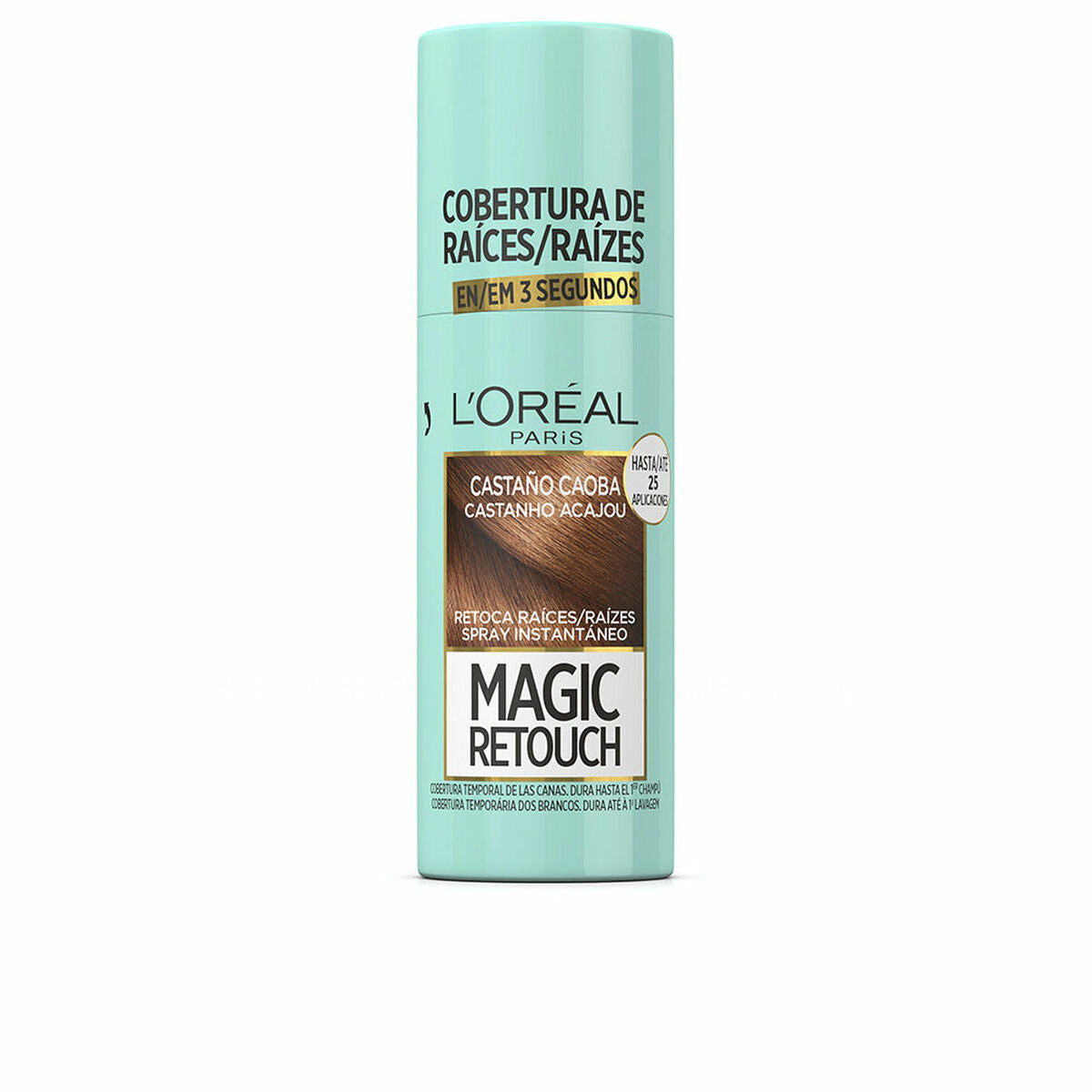 Temporary Corrector Spray for Roots L'Oréal Paris Magic Retouch Mahogany Brown 75 ml LOréal Paris