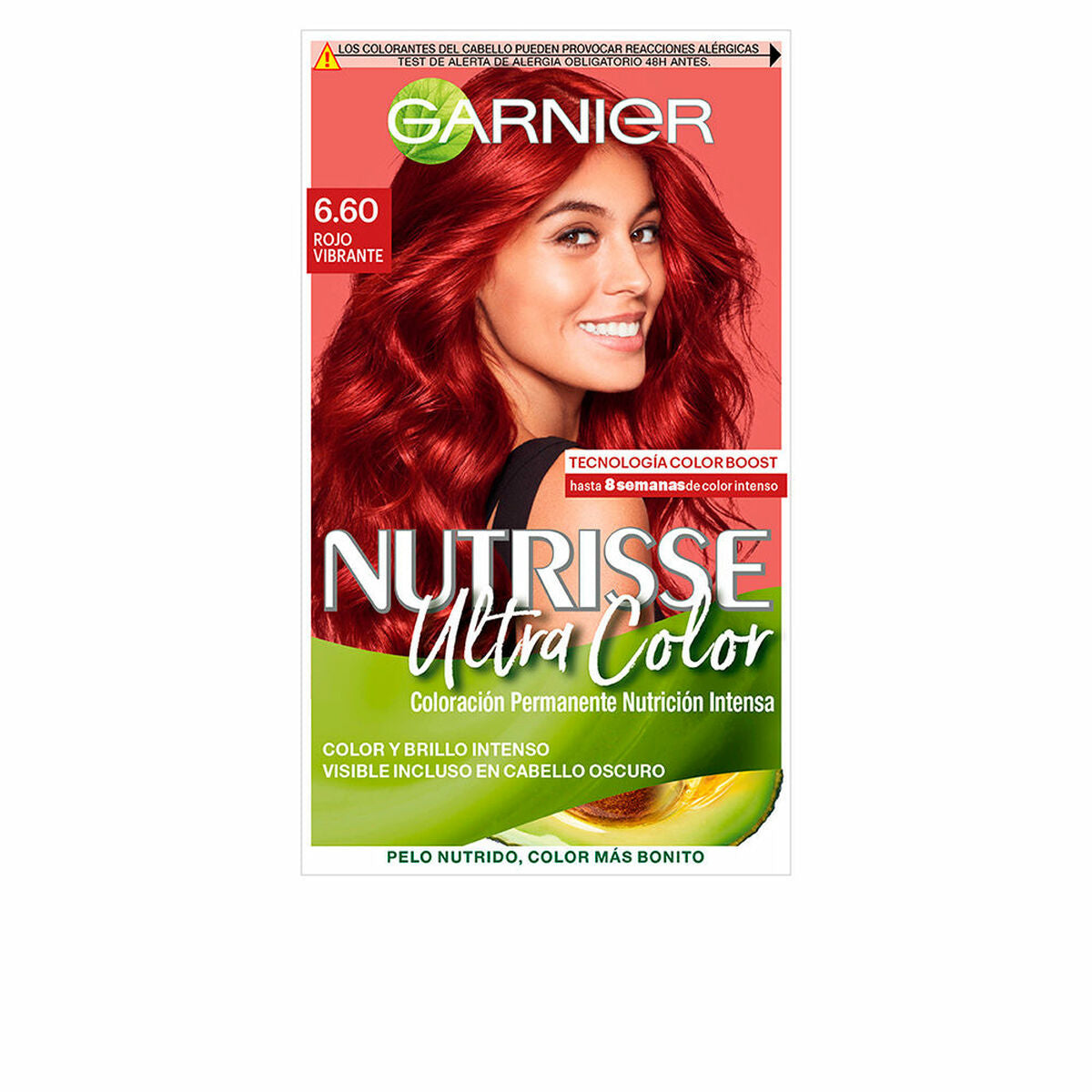 Permanent Dye Garnier Nutrisse Nº 6.60 Intense Ruby Garnier