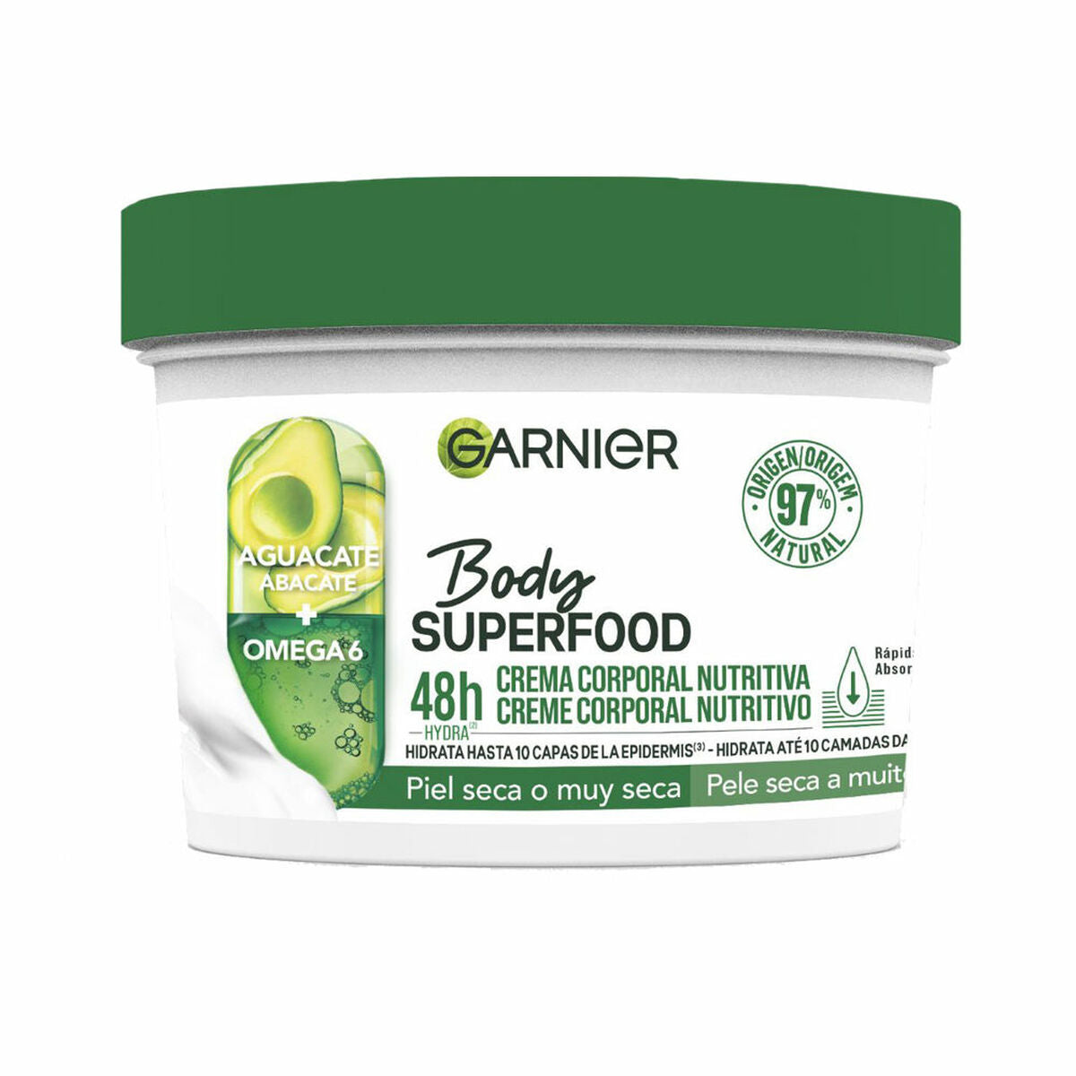 Nährcreme Garnier Body Superfood 380 ml