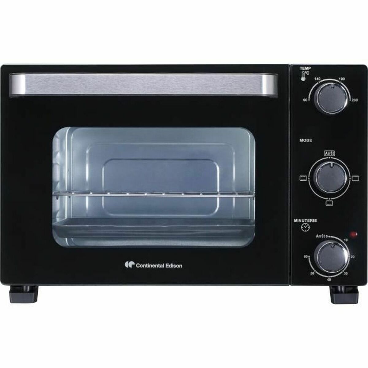 Mini Electric Oven Continental Edison CEMF22B 1300 W Continental Edison