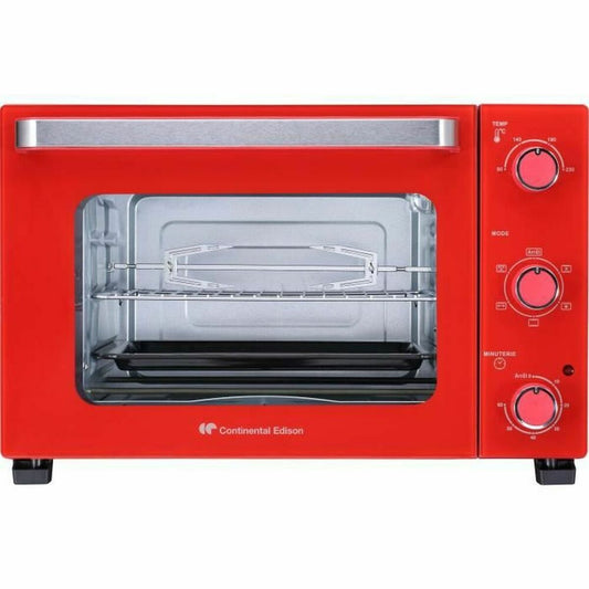 Mini Electric Oven Continental Edison CEMF35R Red 35 L Continental Edison