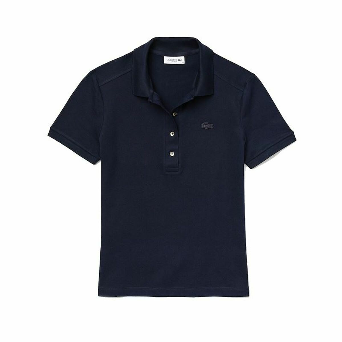 Men’s Short Sleeve Polo Shirt Lacoste Slim fit Stretch Cotton Piqué Blue Lacoste