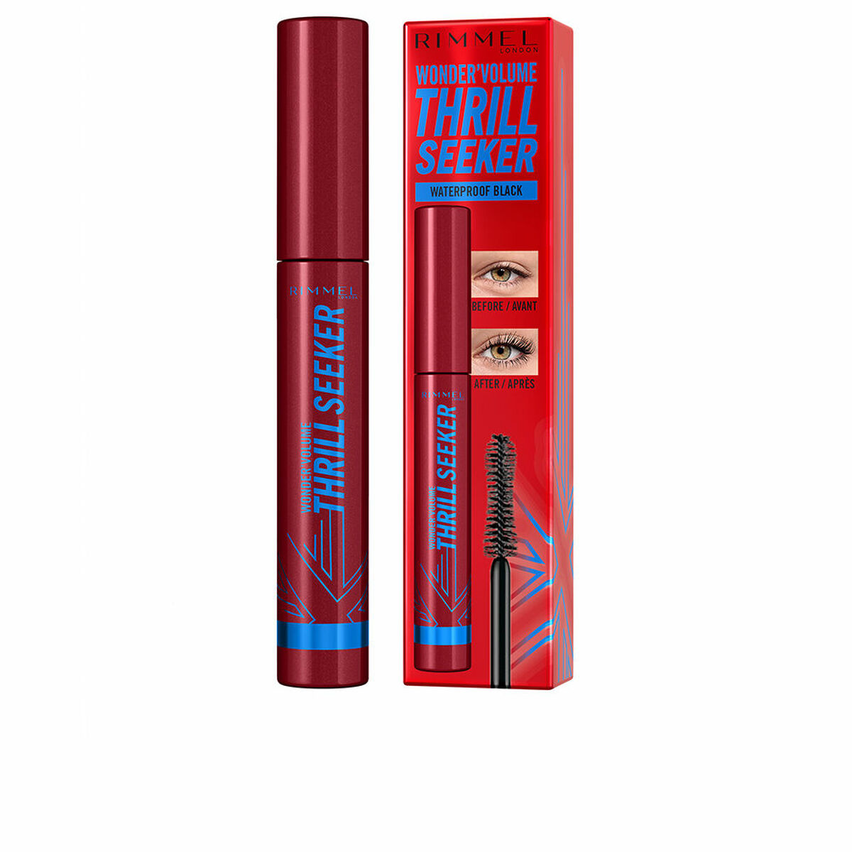 Volume Effect Mascara Rimmel London Wonder' Volume Thrill Seeker Black 8 ml