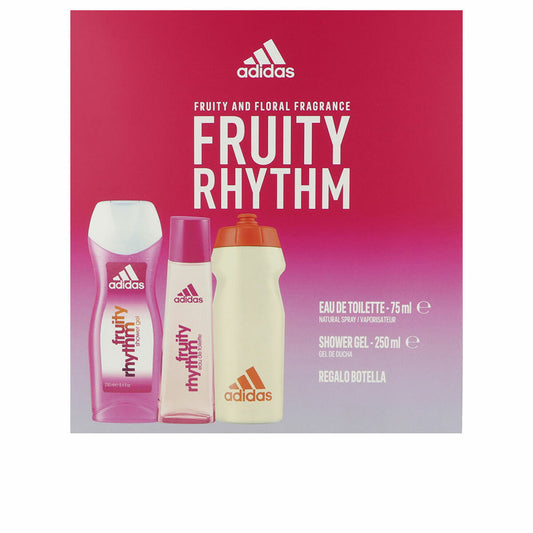 Women's Perfume Set Adidas Fruity Rhythm 3 Pieces