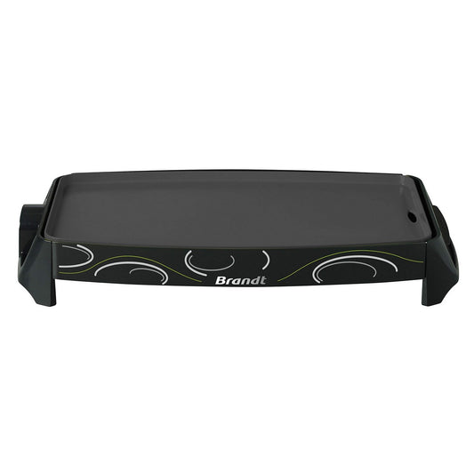 Grill hotplate Brandt PLA1322N Black (46 x 25,5 CM) Brandt