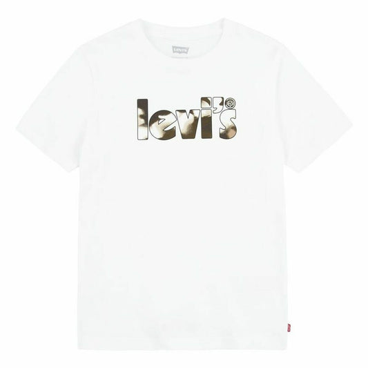 T-shirt Levi's Camo Poster Logo Bright 60732 White Levis