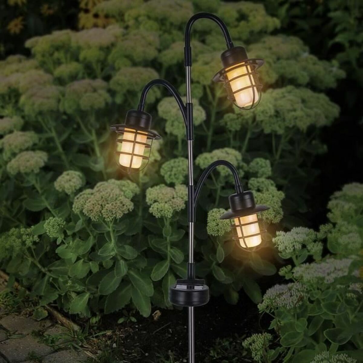 Solar lamp Lumisky BERRY SPIKE Black Lumisky