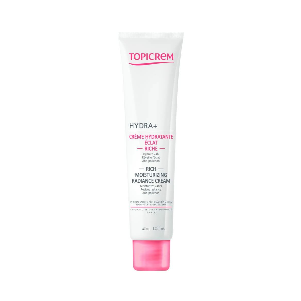 Hydrating Cream Topicrem Hydra+ Highlighter 40 ml