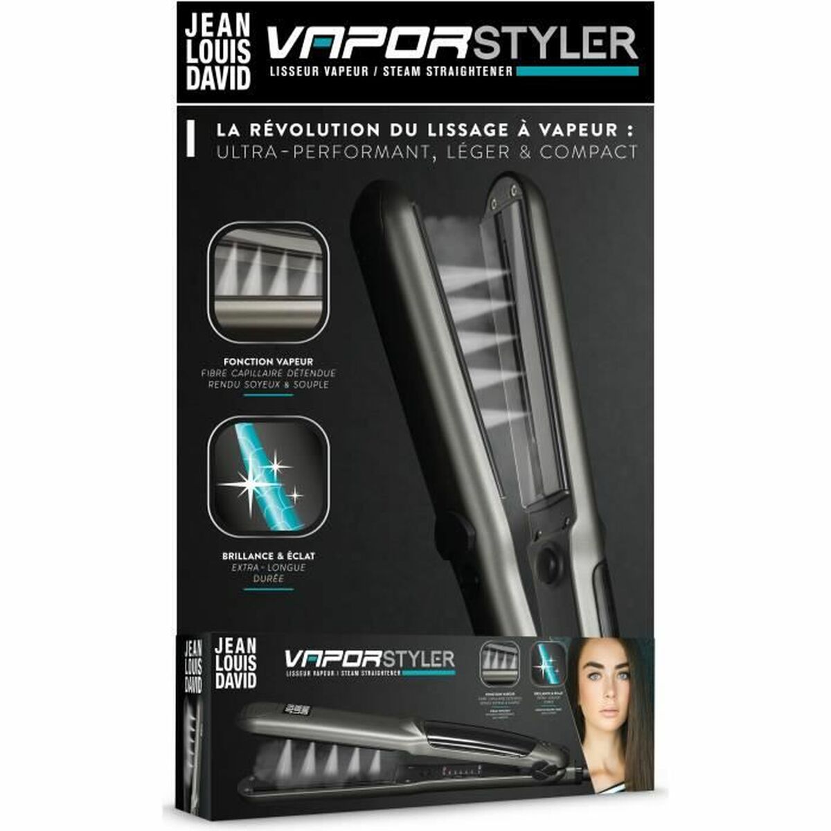 Hair Straightener Jean Louis David 39969 VAPOR STYLER 50 W Jean Louis David