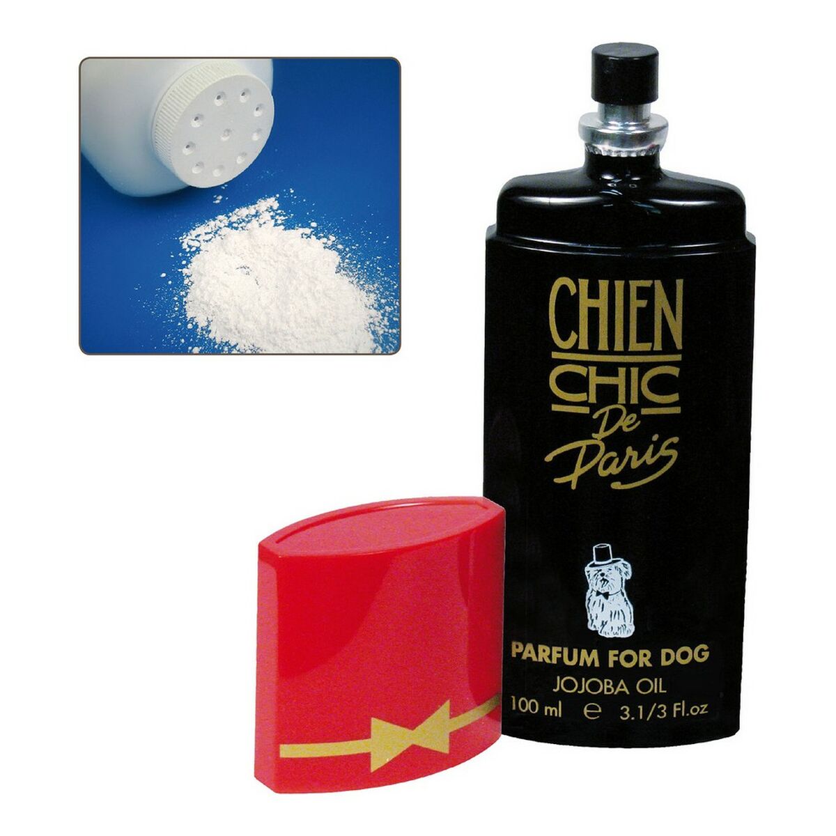 Perfume for Pets Chien Chic Dog Talcum Powder (100 ml) Chien Chic