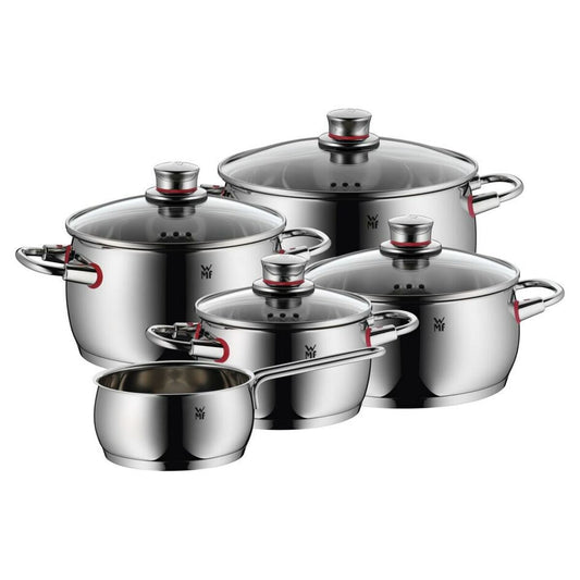 Saucepans WMF Quality One Steel Ø 24 cm Ø 20 cm Ø 16 cm 9 Pieces (5 Units)