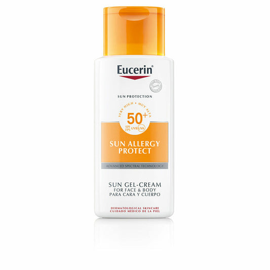 Gel Protector Solar Eucerin Sun Allergy Protect Cream Pieles Alérgicas 150 ml Spf 50