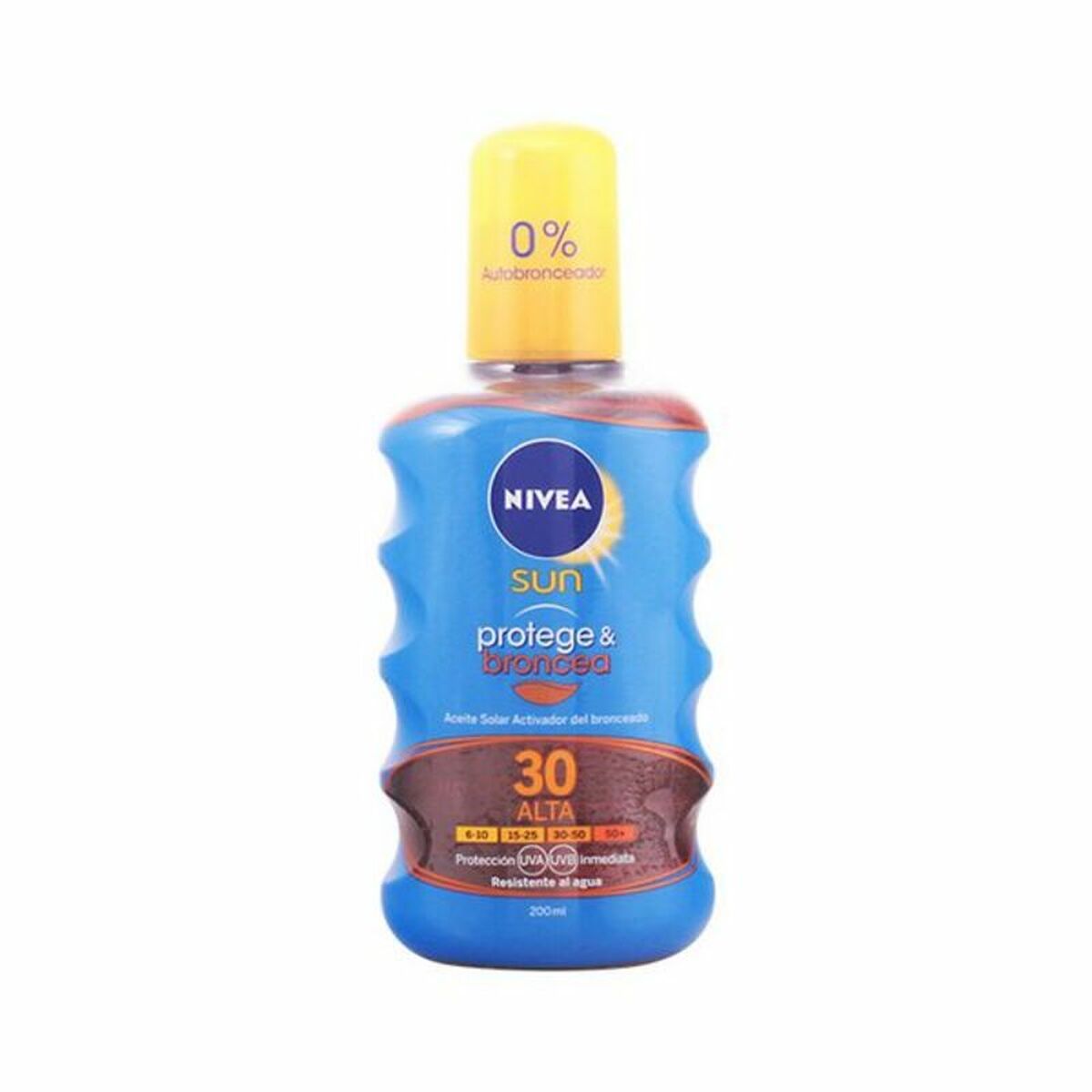 Aceite bronceador Spf 30 Nivea Sun Broncea Spf 30 200 ml