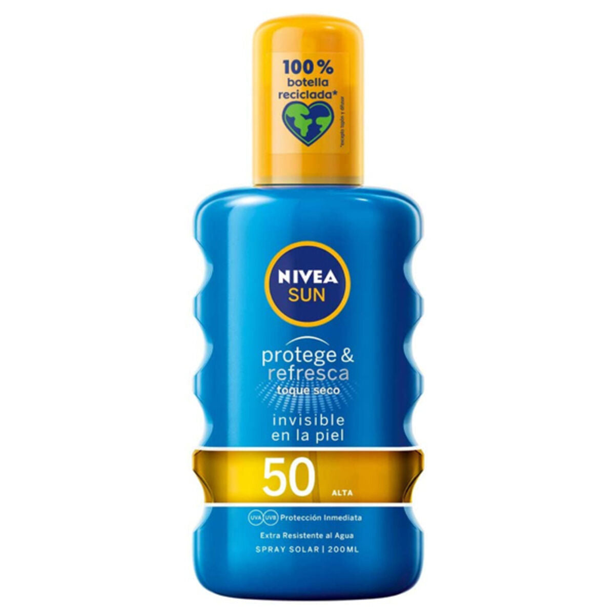 Spray Protector Solar PROTEGE &amp; REFRESCA Nivea Spf 50 (200 ml) 50 (200 ml)