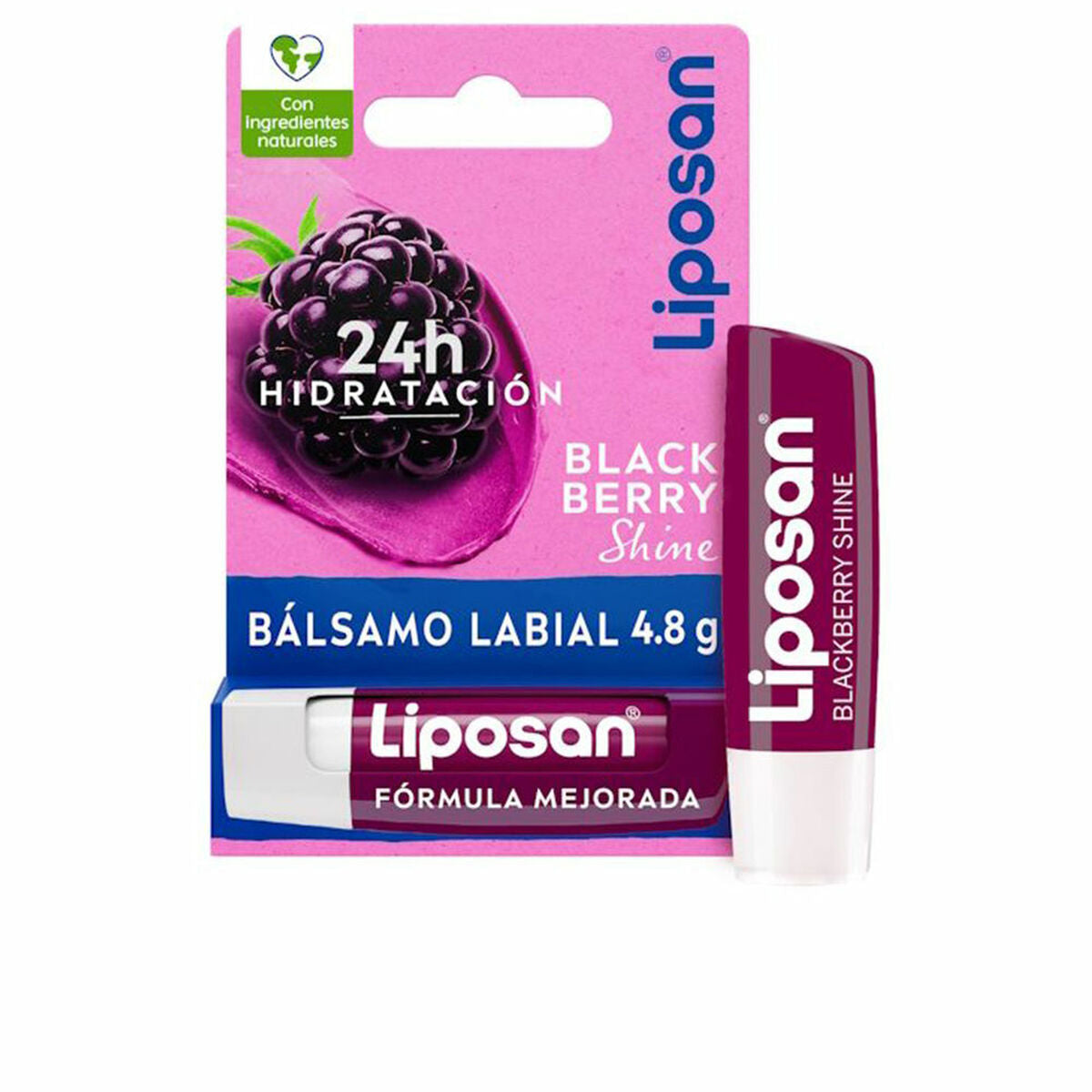 Lip Balm Liposan BLACKBERRY SHINE 4,8 g