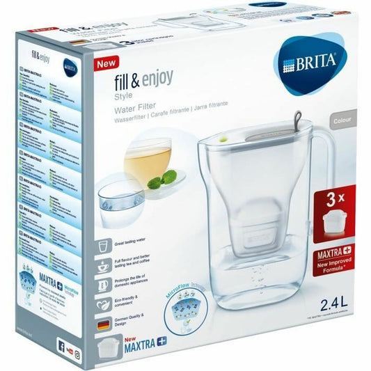 Filter jug Brita Grey Plastic 2,4 L Brita