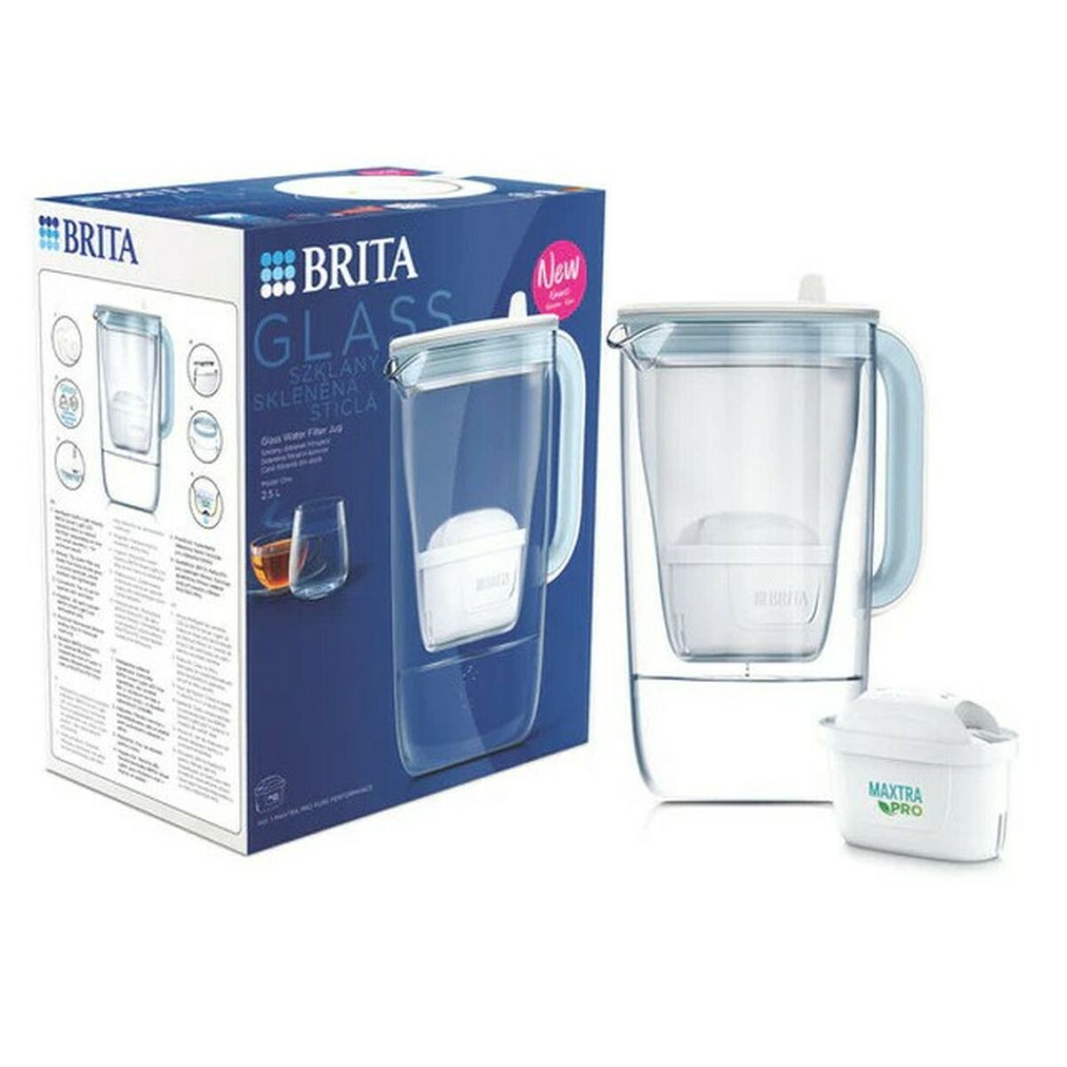 Filter jug Brita 1050452 Blue White 2,5 L Brita