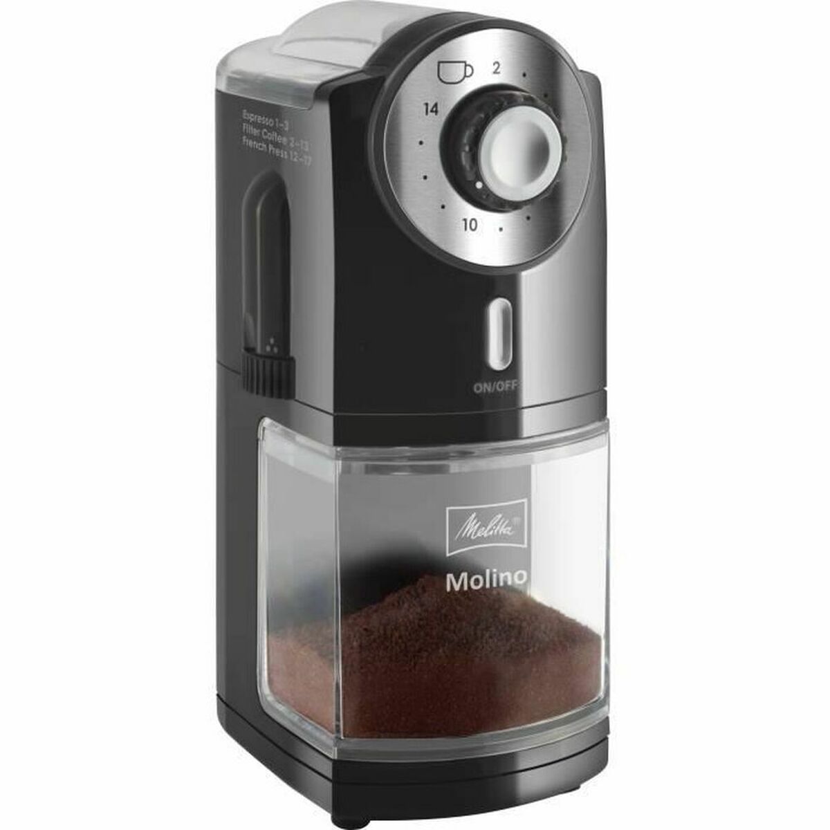 Coffee Grinder Melitta 1019-02 200 g Black Plastic 1000 W 100 W Melitta