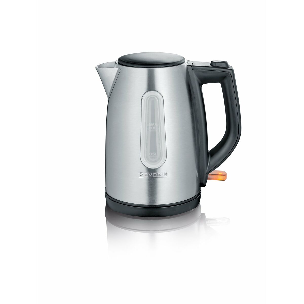 Kettle Severin 3469-000 Black Steel Stainless steel 2200 W 1 L Severin