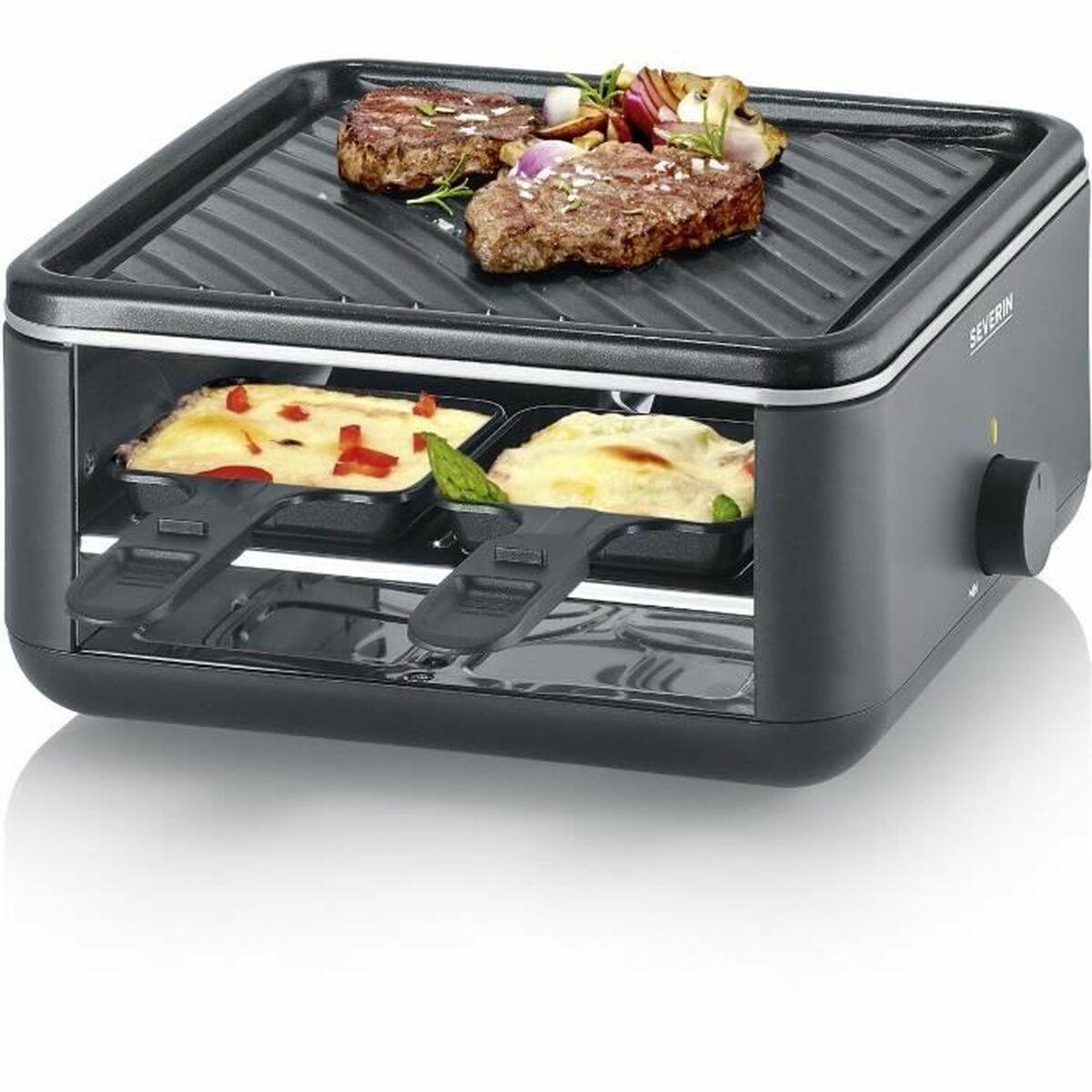 Grill hotplate Severin RG2360 Black 24 x 24 cm Severin