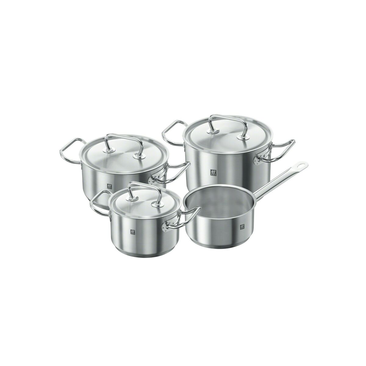 Saucepans Zwilling 40901-000-0 Steel Ø 20 cm Ø 16 cm 1,5 L 2 L 4 L 4 Pieces (4 Units) Zwilling