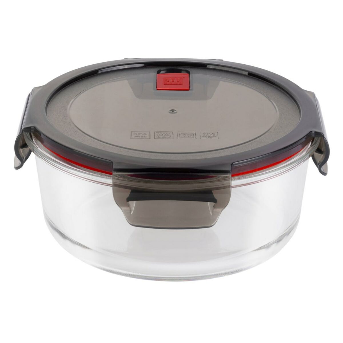 Lunch box Zwilling Gusto Transparent Glass Plastic 1,3 L Circular Zwilling