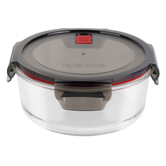 Lunch box Zwilling Gusto Transparent Glass Plastic 1,3 L Circular Zwilling