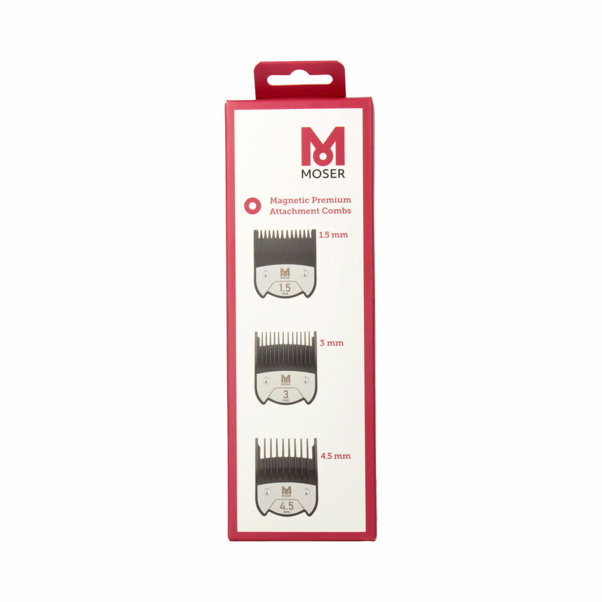 Set of combs/brushes Wahl Moser Pack Peines (1.5/3/4.5 MM) Wahl Moser