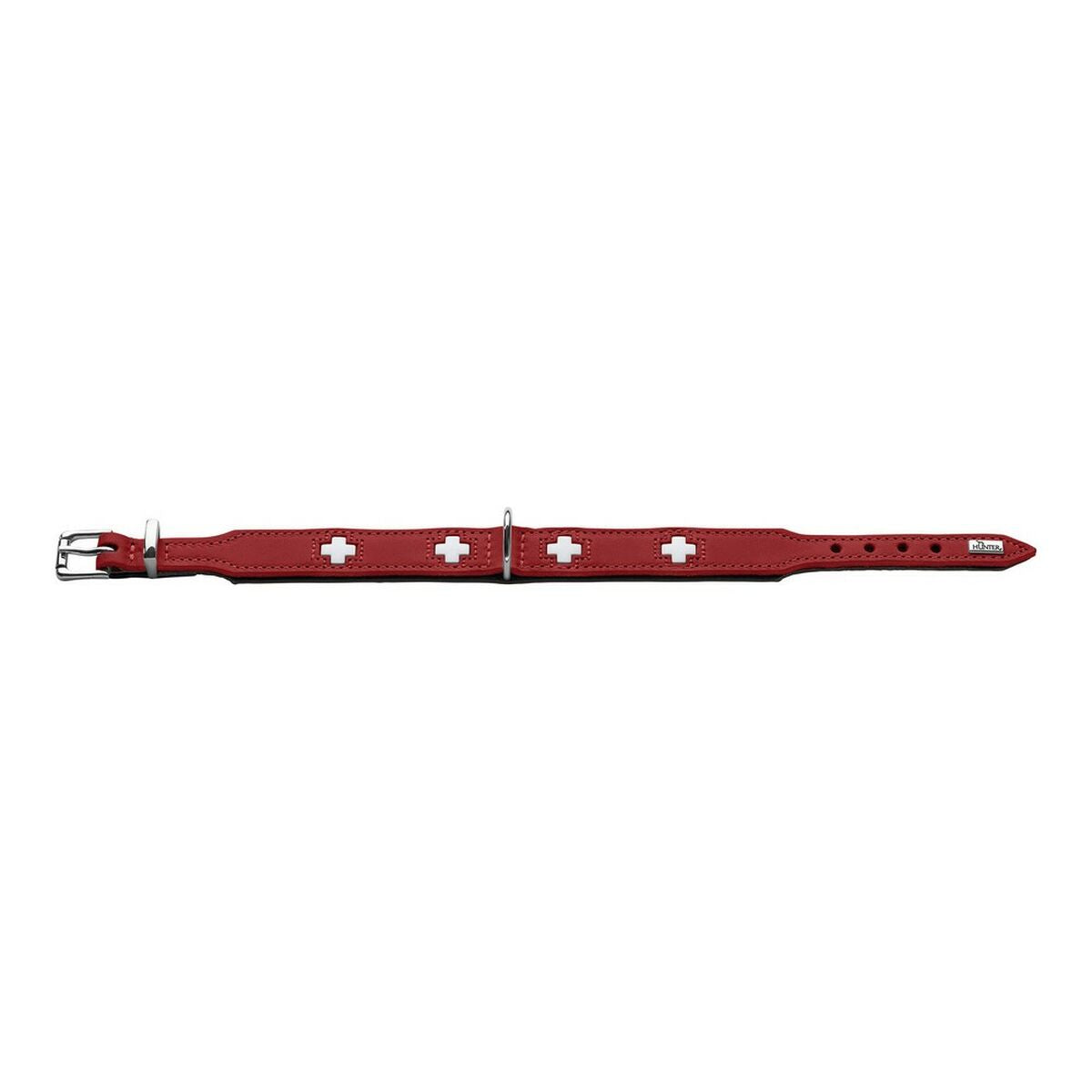 Dog collar Hunter Swiss Red/Black 35-43 cm Hunter